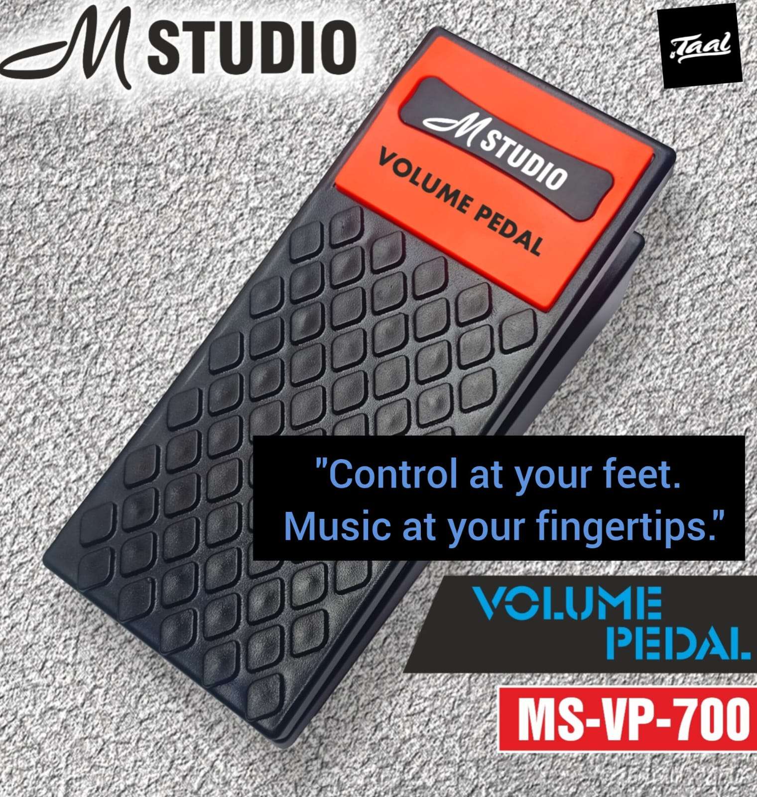 M-Studio MS VP-700 Volume Pedal – Taal Musicals