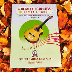 Easy to Learn and Play Guitar Lesson Book  Volume -1  - Taal Musicals