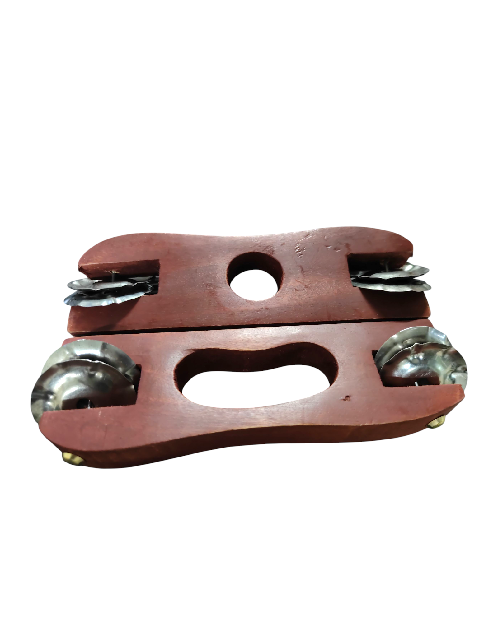 Khartal  Wooden Manjira - Musical Instrument for Bhajan and Kirtans Thalam Dance- Taal Musicals