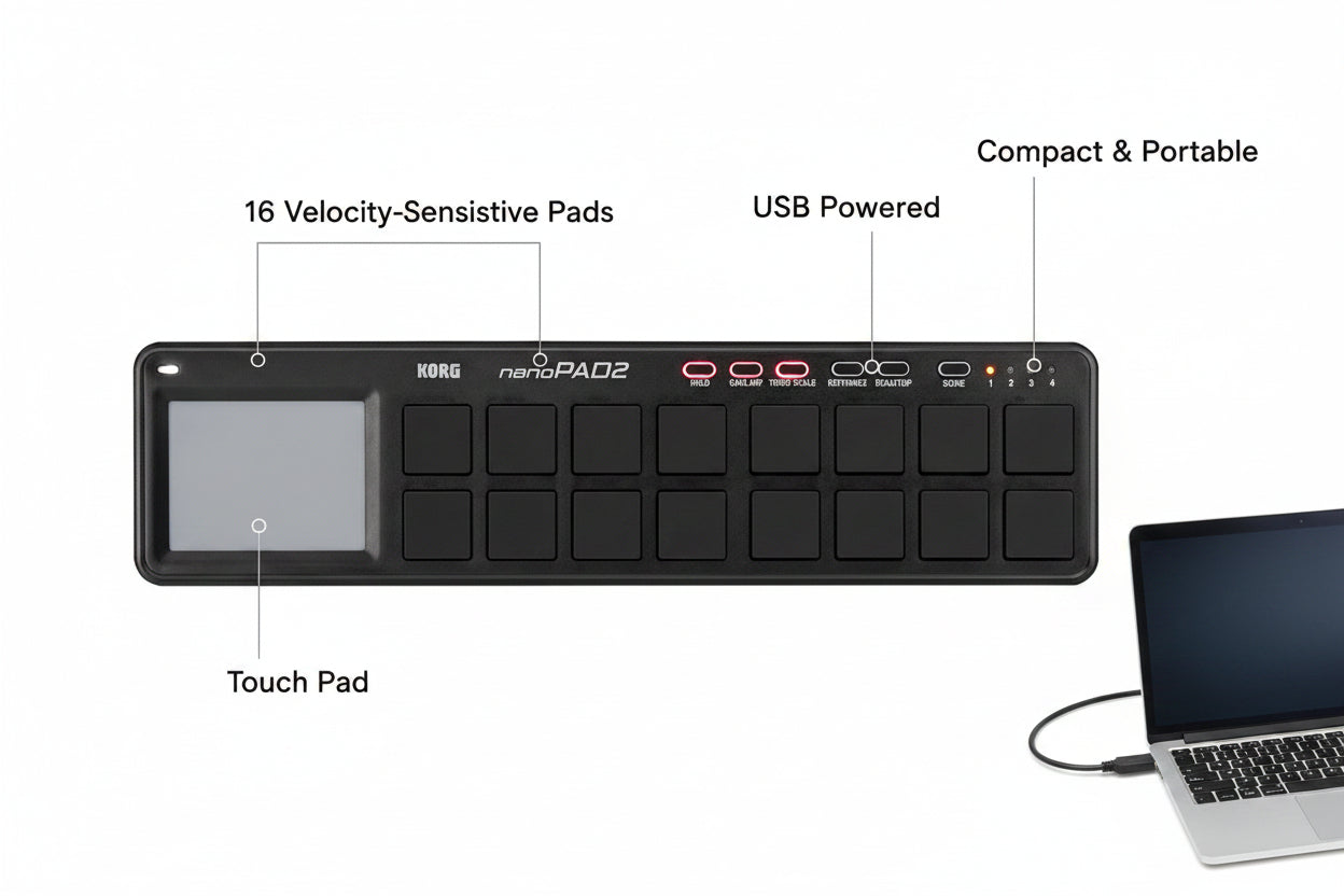 KORG NANO PAD 2 BLACK