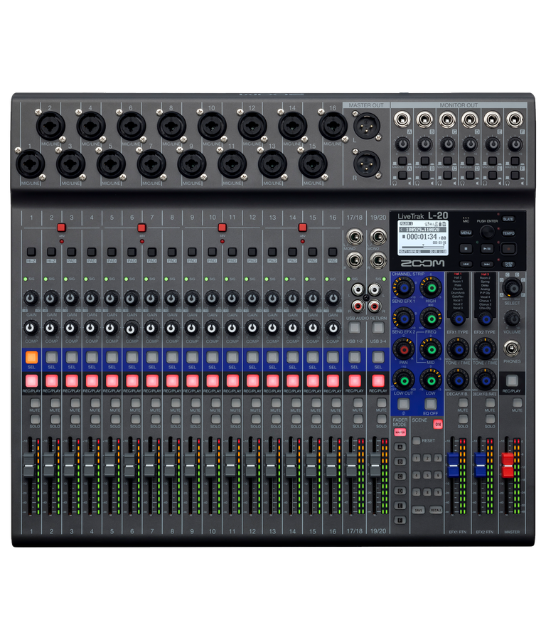 Zoom LIVETRAK L-20 Digital Console -  Taal Musicals