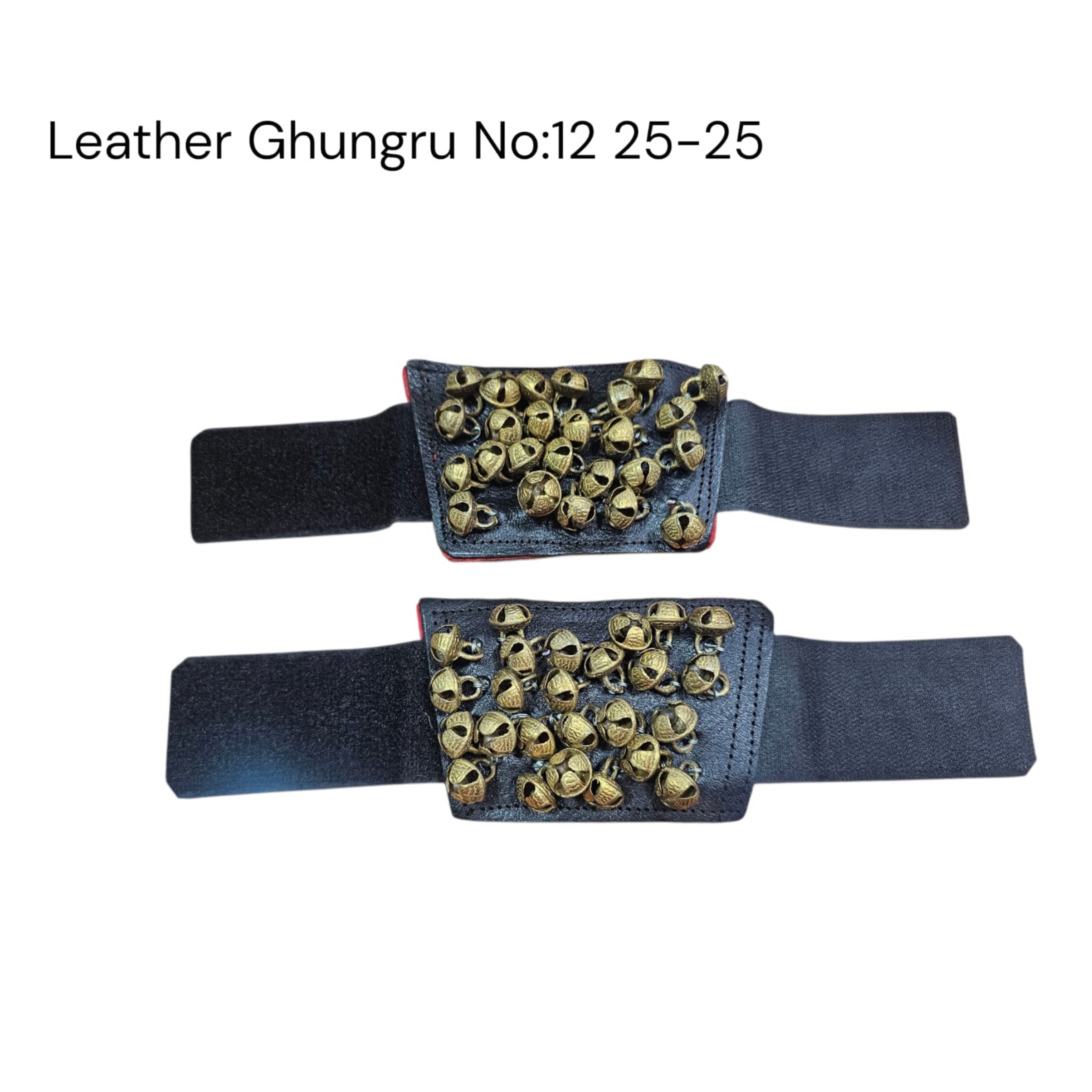 LEATHER GHUNGRU WITH BELLS