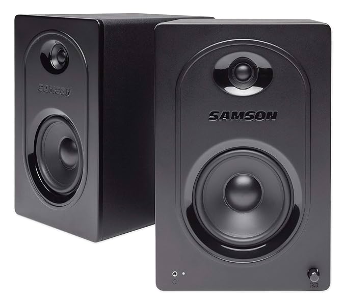 SAMSON Mediaone M50 Powered RCA Studio Monitors (Pair) - Taal Musicals