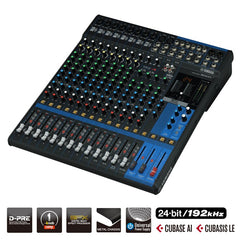 Yamaha MG16XU 16-Input 6 Bus Analog Mixer with USB Audio Interface & SPX Effects-Taal Musicals