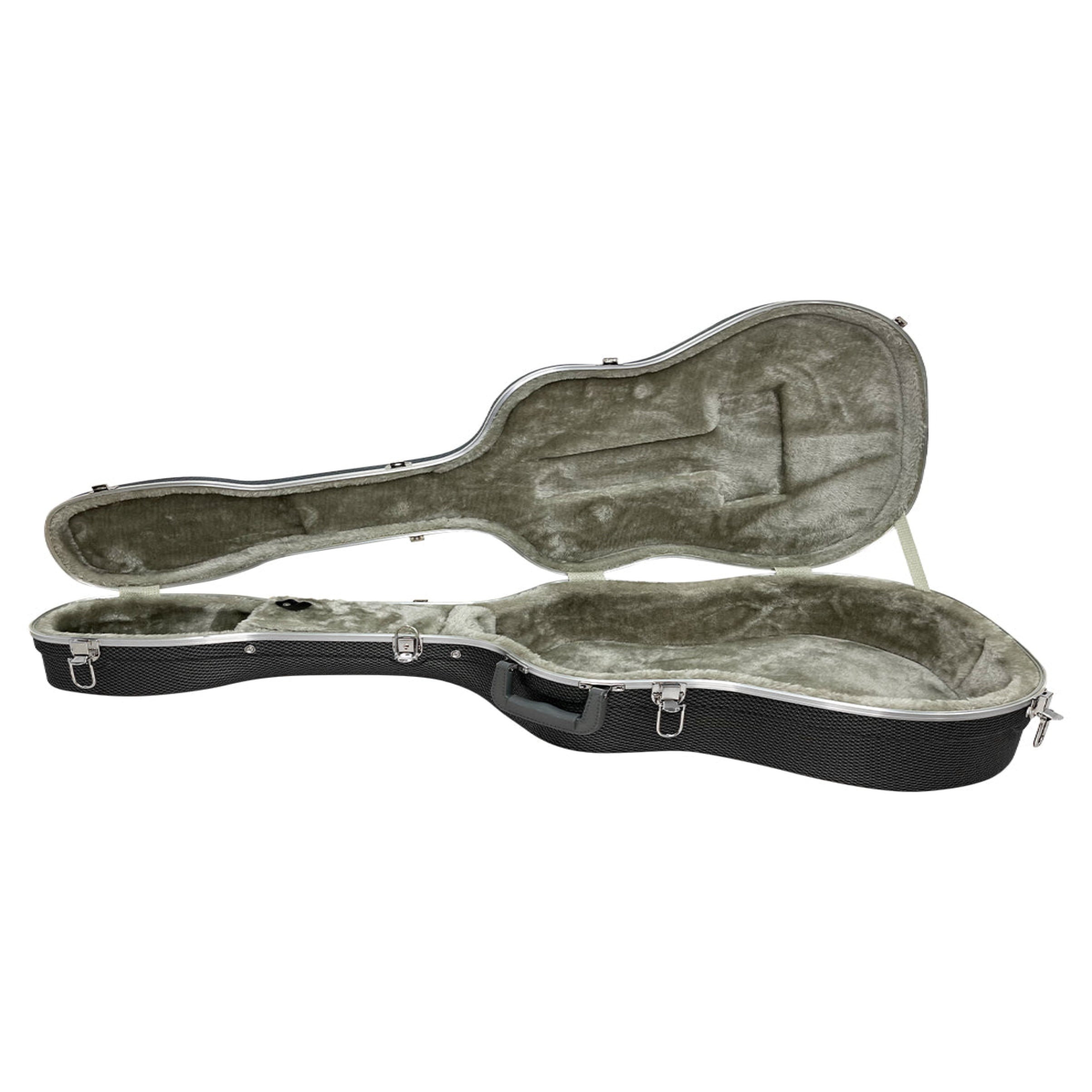 Guitar case with interior padding 