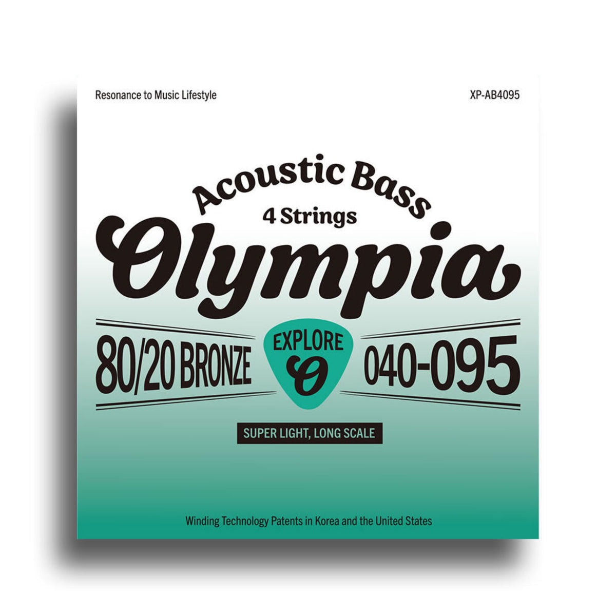 Olympia acoustic bass strings PACK