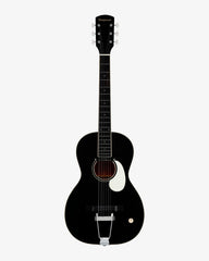 Orangewood Juniper Black Live Rubber Bridge Parlor Acoustic Guitar - Taal Musicals