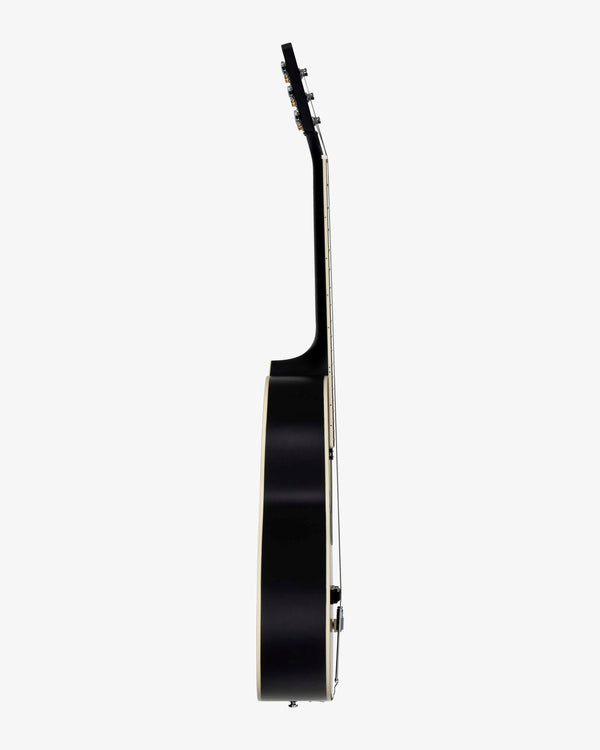 Orangewood Juniper Black Live Rubber Bridge Parlor Acoustic Guitar - Taal Musicals