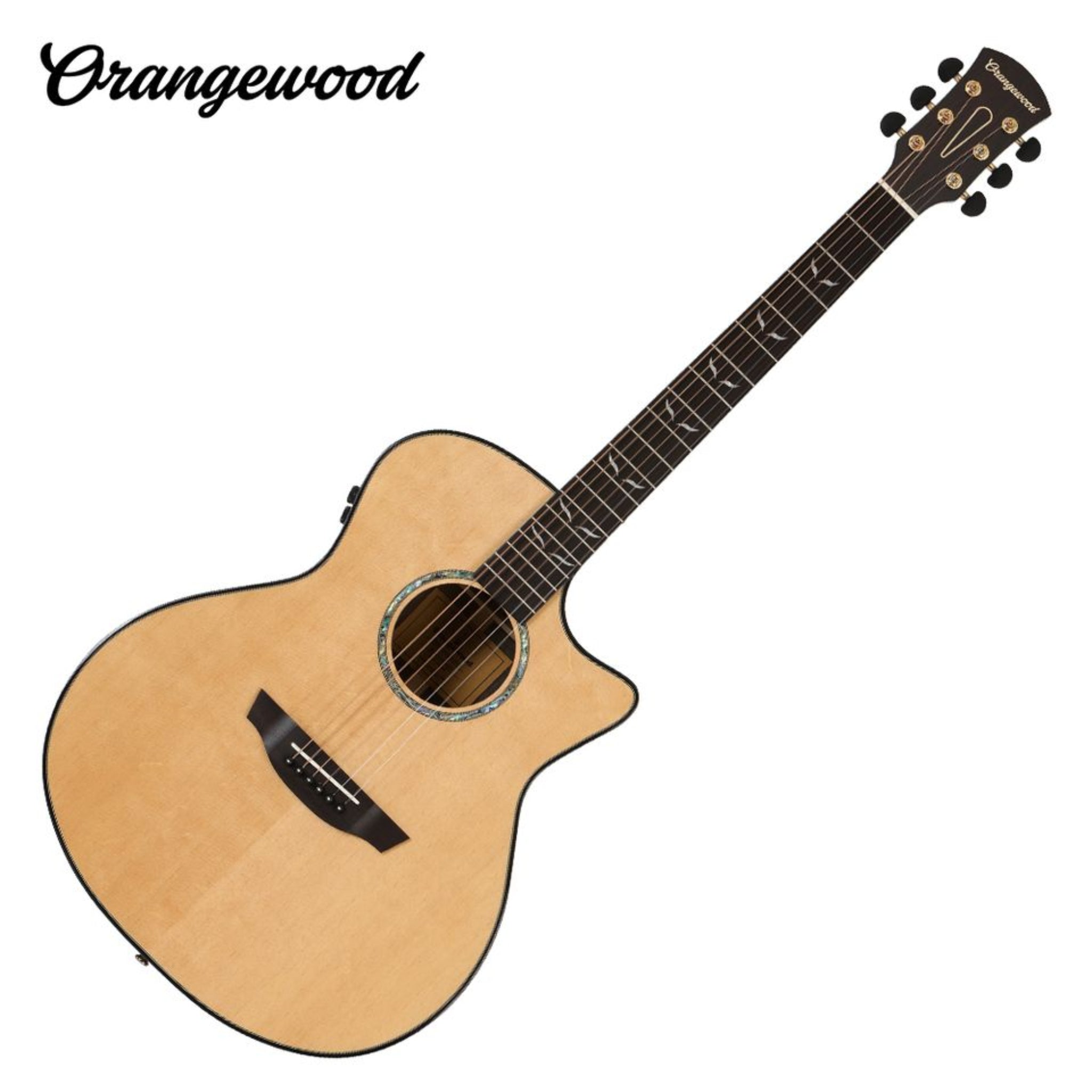 Acoustic guitar orangewood