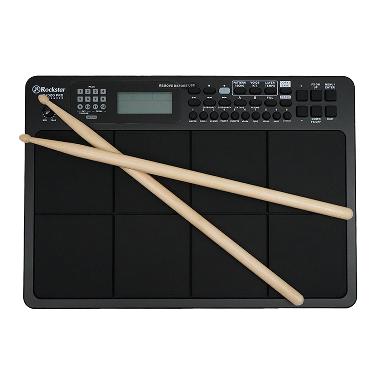 Rockstar PAD20 PRO ADVANCED (Black) – Taal Musicals