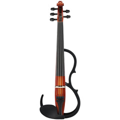 Yamaha SV255 5-String Silent Violin – Electric Violin with Adaptor | Natural Finish.