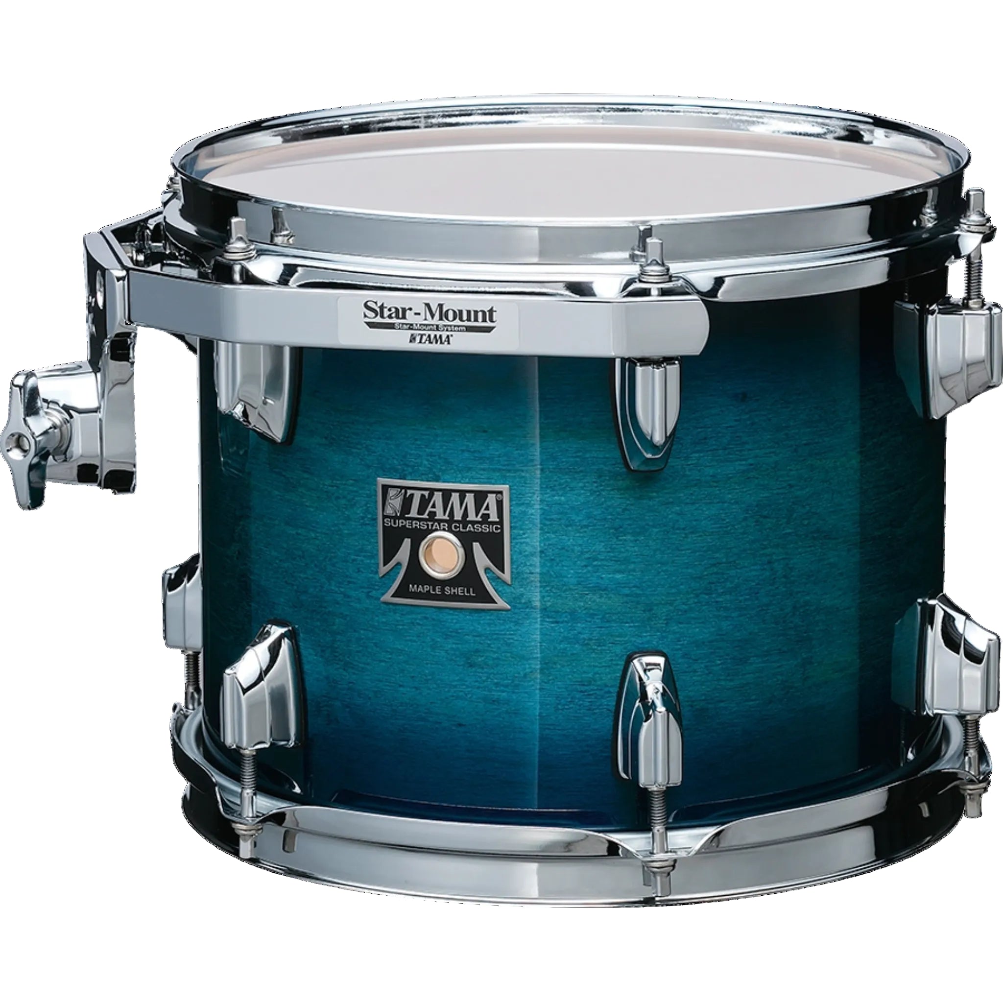 Blue drum with chrome hardware 