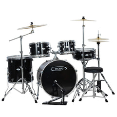 Techno black  drum kit