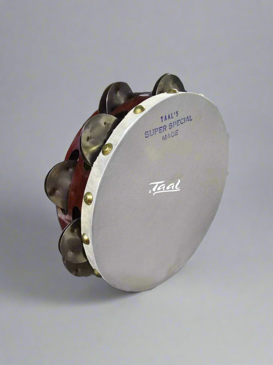 Kanjira- Wooden Made With Jingles & Skin (08 Inches) – Taal Musicals