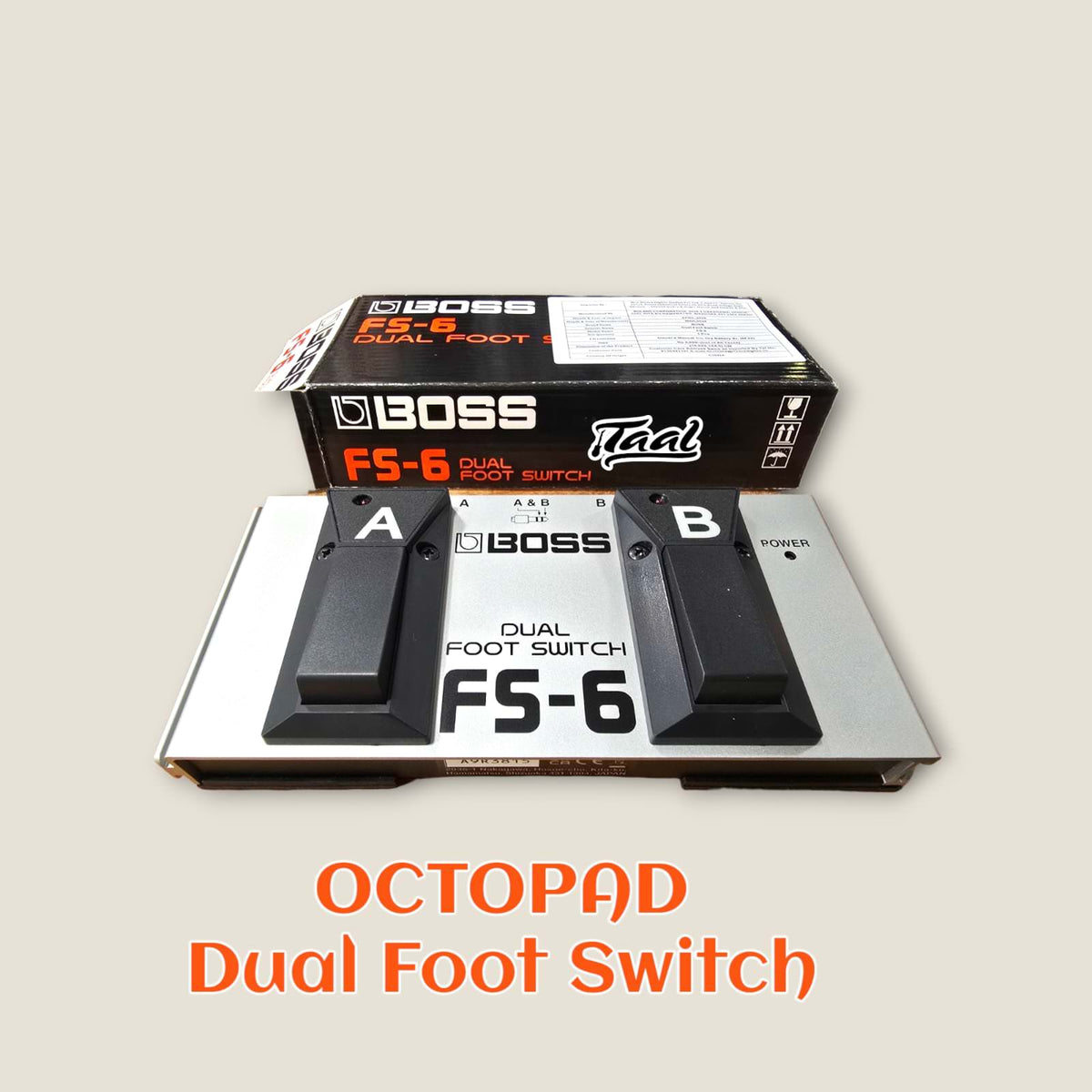 boss foot pedal Boss FS-6 Dual Foot Switch