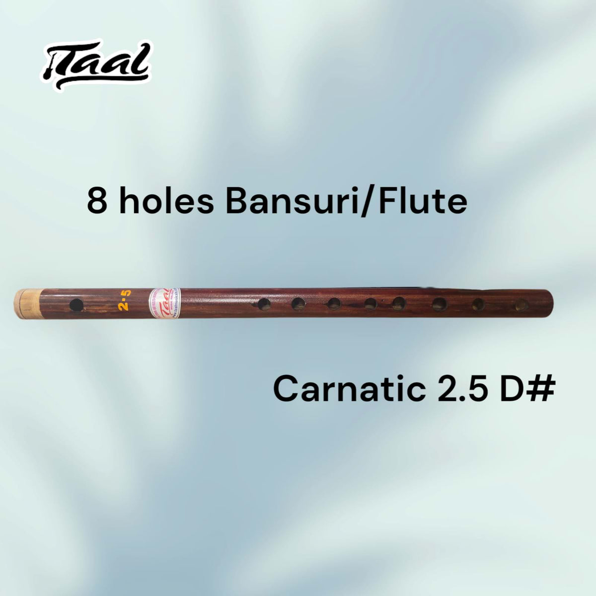 8 Holes Bansuri Flute Carnatic "D#"-Taal Musicals