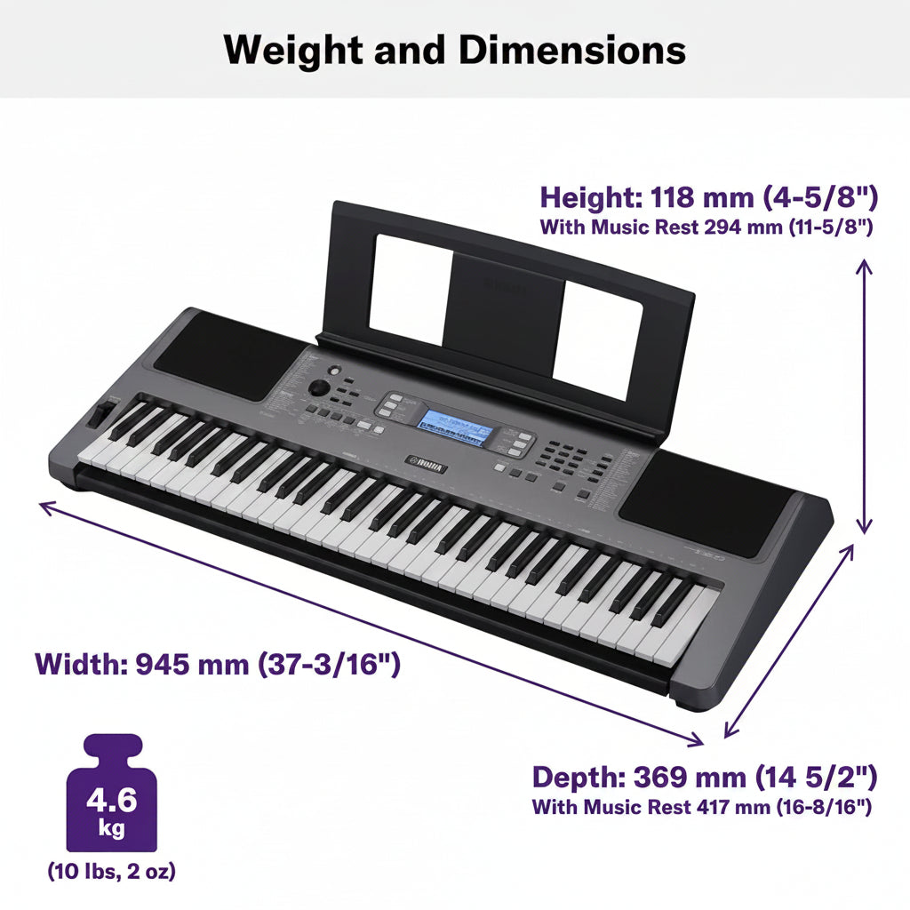 YAMAHA PSR I-300 KEBOARD.-4