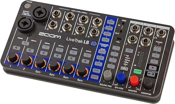 Zoom LiveTrak L6 10-channel Mixer - Taal Musicals