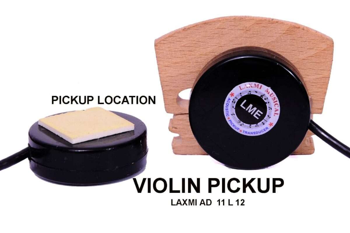 Violin Accoustic Pickup – Professional Black LAXMI AD 11 L 12 – Taal Musicals