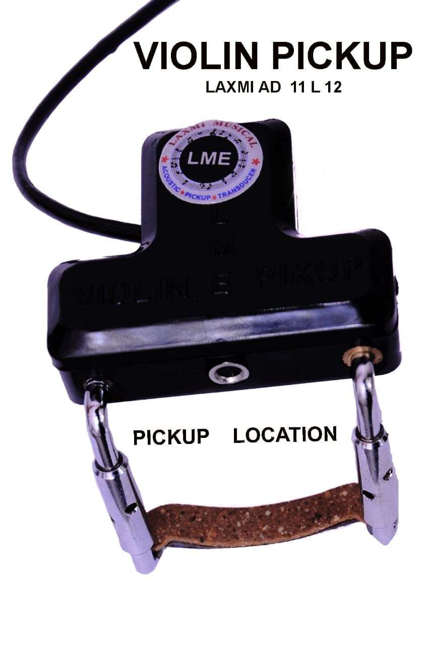 Violin Accoustic Pickup – Professional Black LAXMI AD 11 L 12 – Taal Musicals