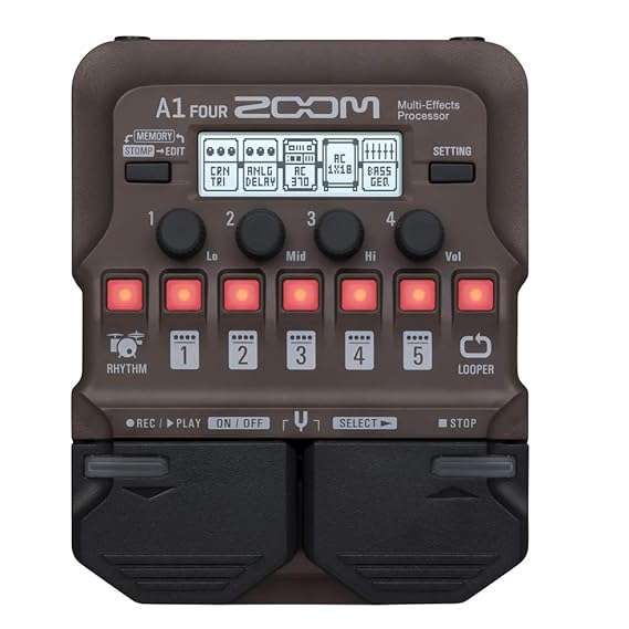 Zoom A1 FOUR Acoustic Instrument Multi-Effects Processor - Taal Musicals