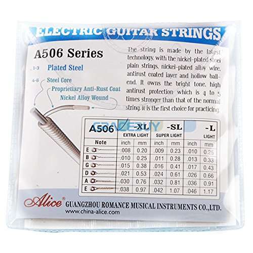 ALICE ELECTRIC GUITAR STRINGS - Taal Musicals