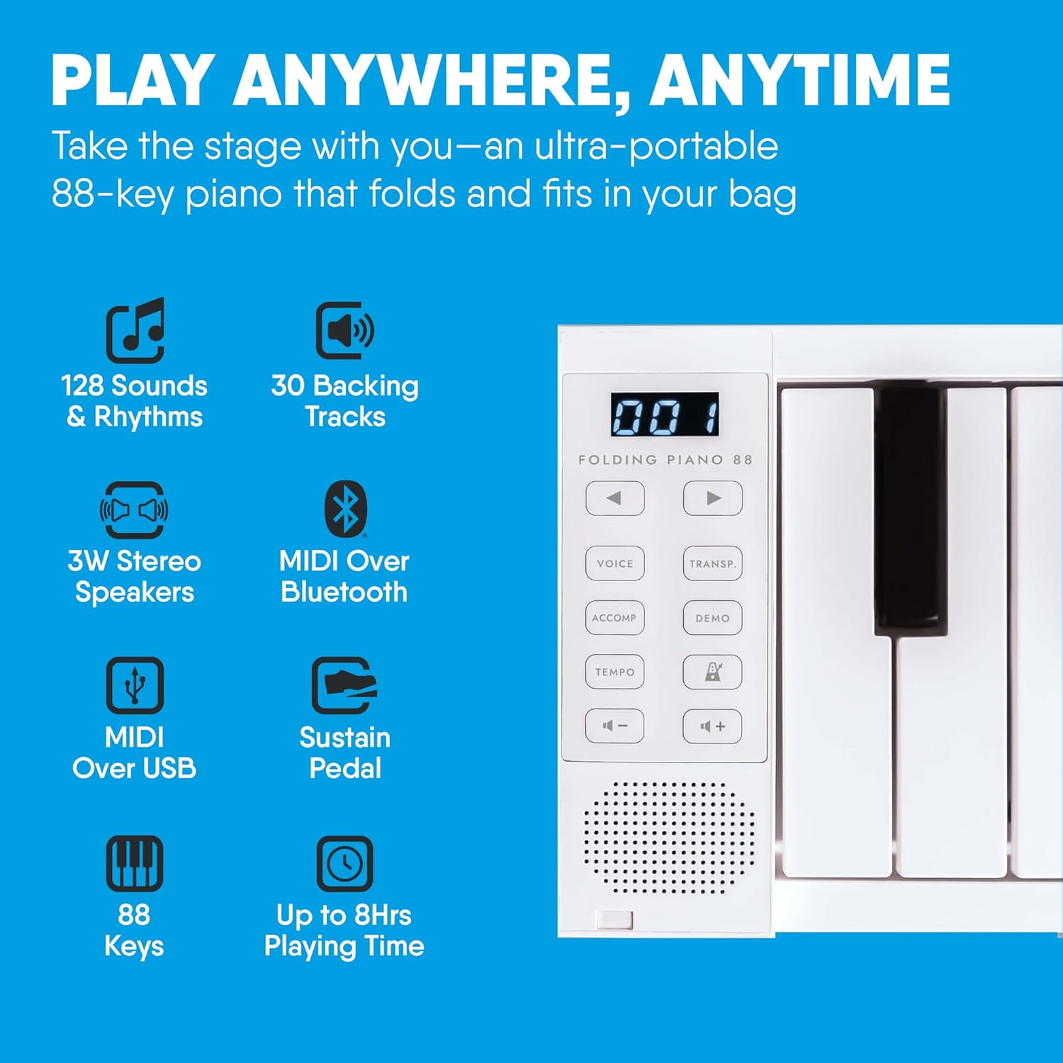 Blackstar Carry-On Folding Piano 88 – Taal Musicals