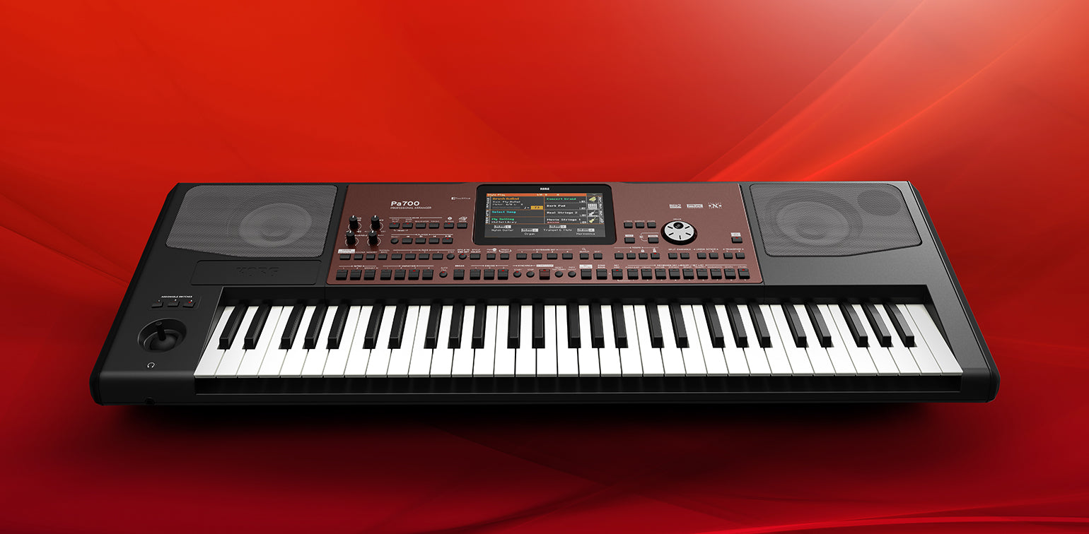 Korg PA700 Professional Arranger 61-Keys with Touchscreen Black - Taal Musicals