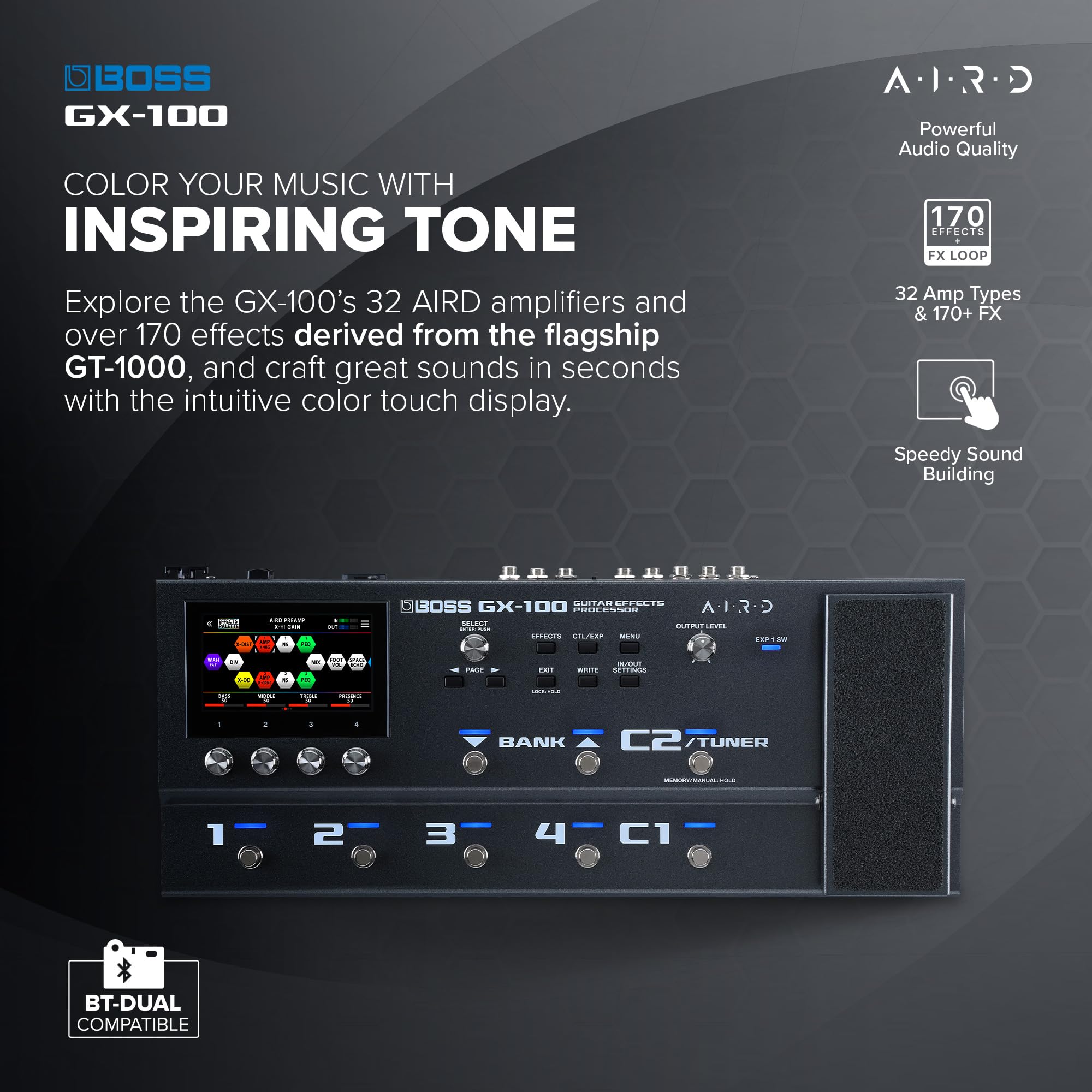 BOSS GX-100 Amp/Effects Processor for Guitar - Taal Musicals