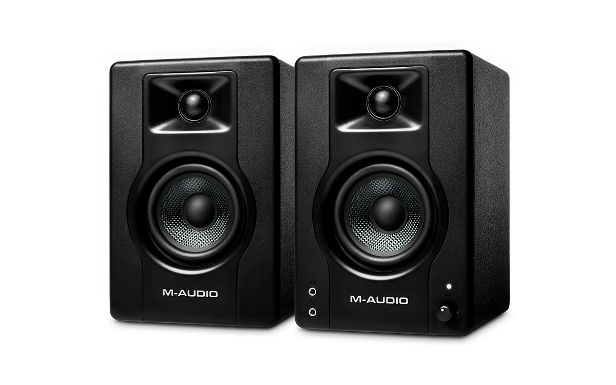 M-Audio Bx3 120-Watt Rca, Auxiliary Powered Studio Monitors - Taal Musicals
