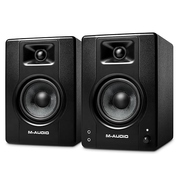M-Audio Bx4 120-Watt Powered Rca, Auxiliary Studio Monitors