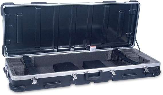 Crossrock CRA861KBK Keyboard Hard Case with TSA Lock and Wheel - Taal Musicals