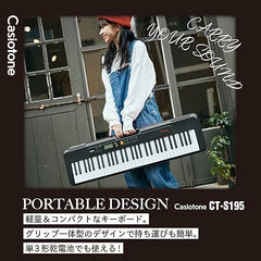 Casio CTS-195 PORTABLE KEYBOARD 61 KEYS - Taal Musicals