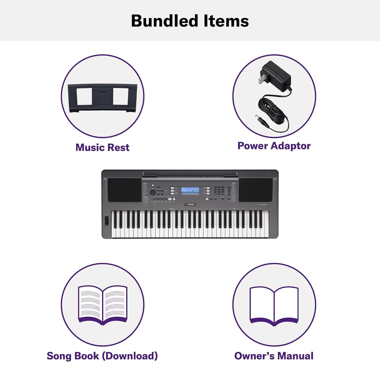 Yamaha PSR-I300 Portable Keyboard 61 Keys