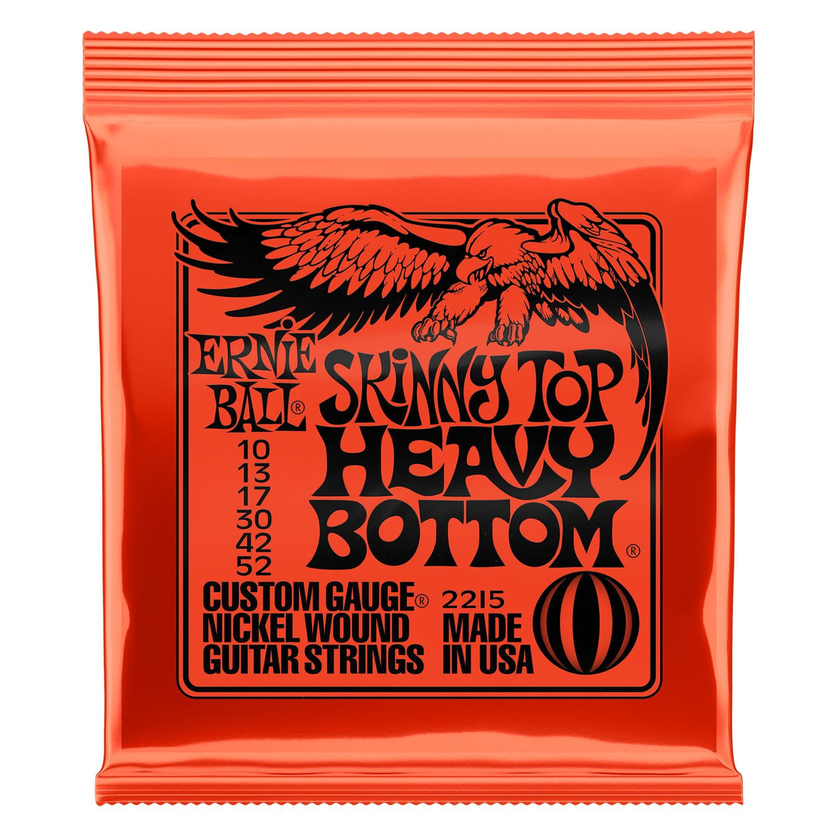 Ernie Ball EBL*2215 ( Skinny Top Heavy Bottom (10-52)) Strings-Taal Musicals
