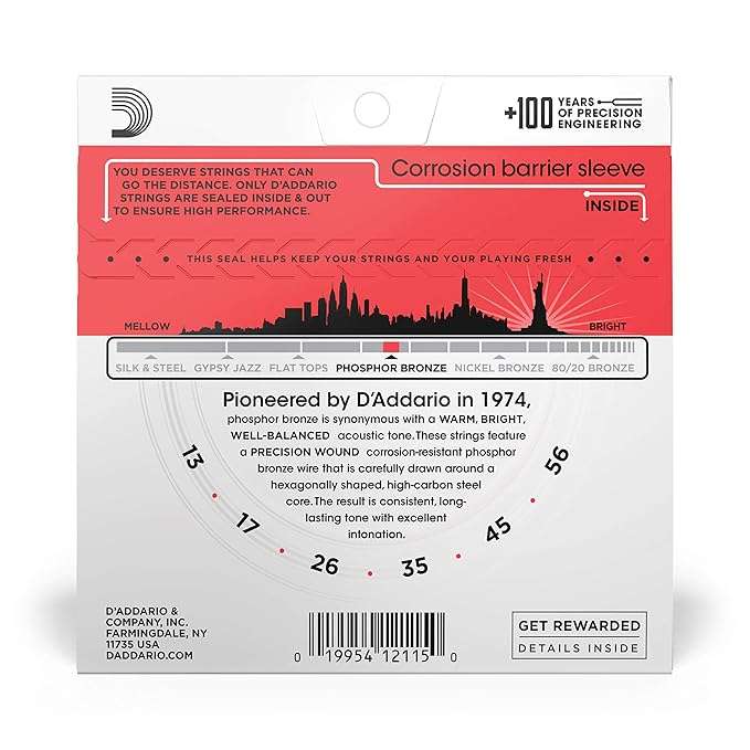 D'Addario EJ17 Acoustic Guitar Strings - Taal Musicals