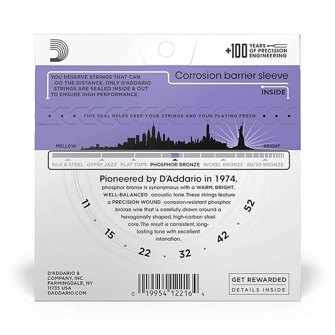 D'Addario EJ26 Acoustic Guitar Strings - Taal Musicals