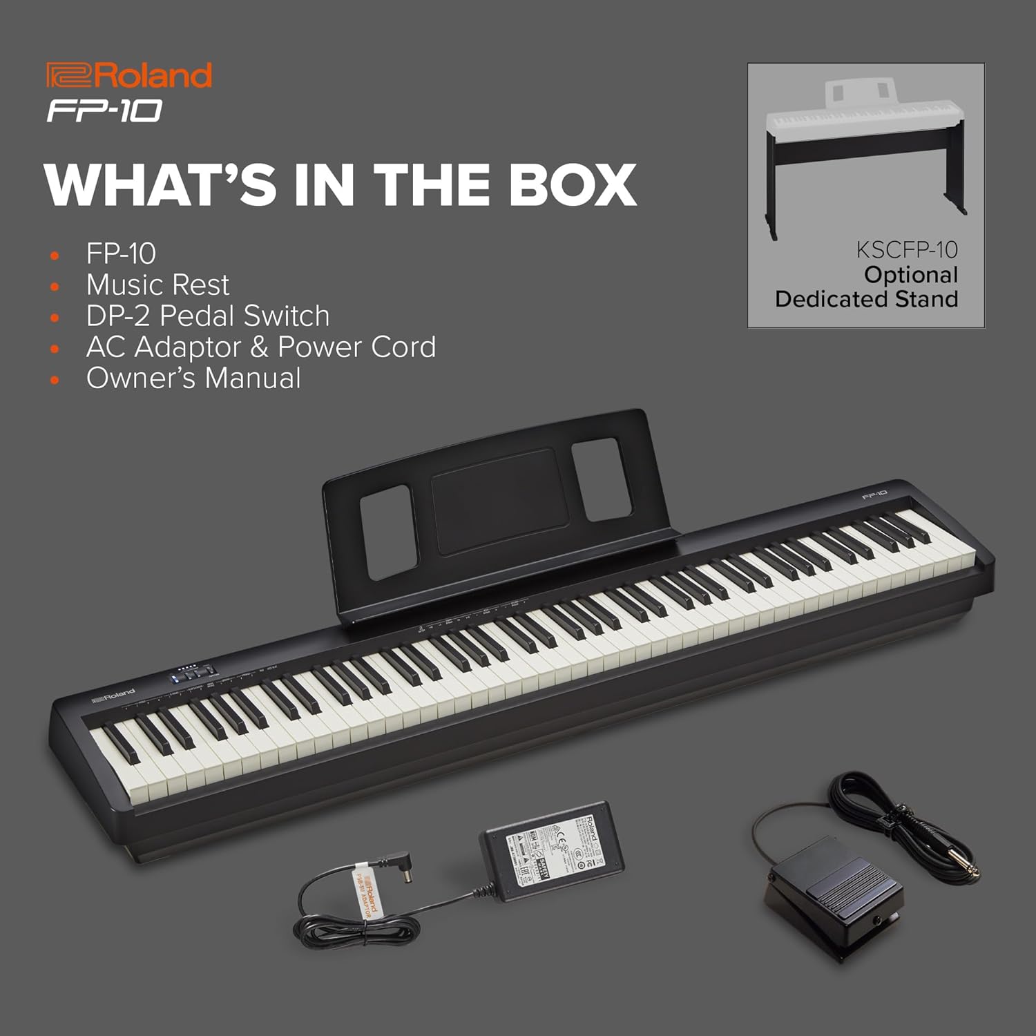 Roland FP-10 Digital Piano – Taal Musicals