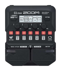 Zoom G1 Four Electric Guitar Multi Effect without adapter (Black) - Taal Musicals