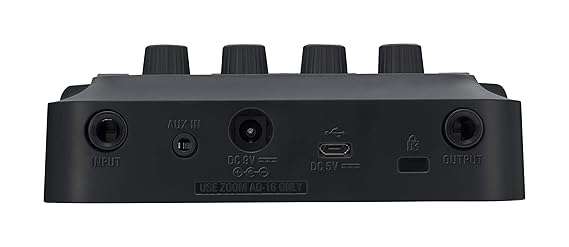 Zoom G1 Four Electric Guitar Multi Effect without adapter (Black) - Taal Musicals