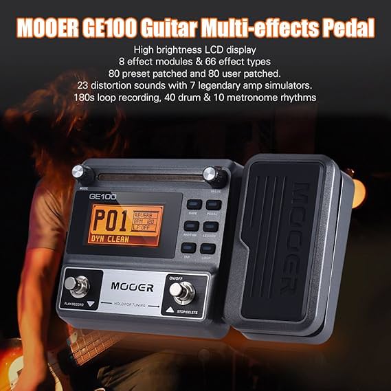 Mooer Guitar Effect Pedal GE100  - Taal Musicals