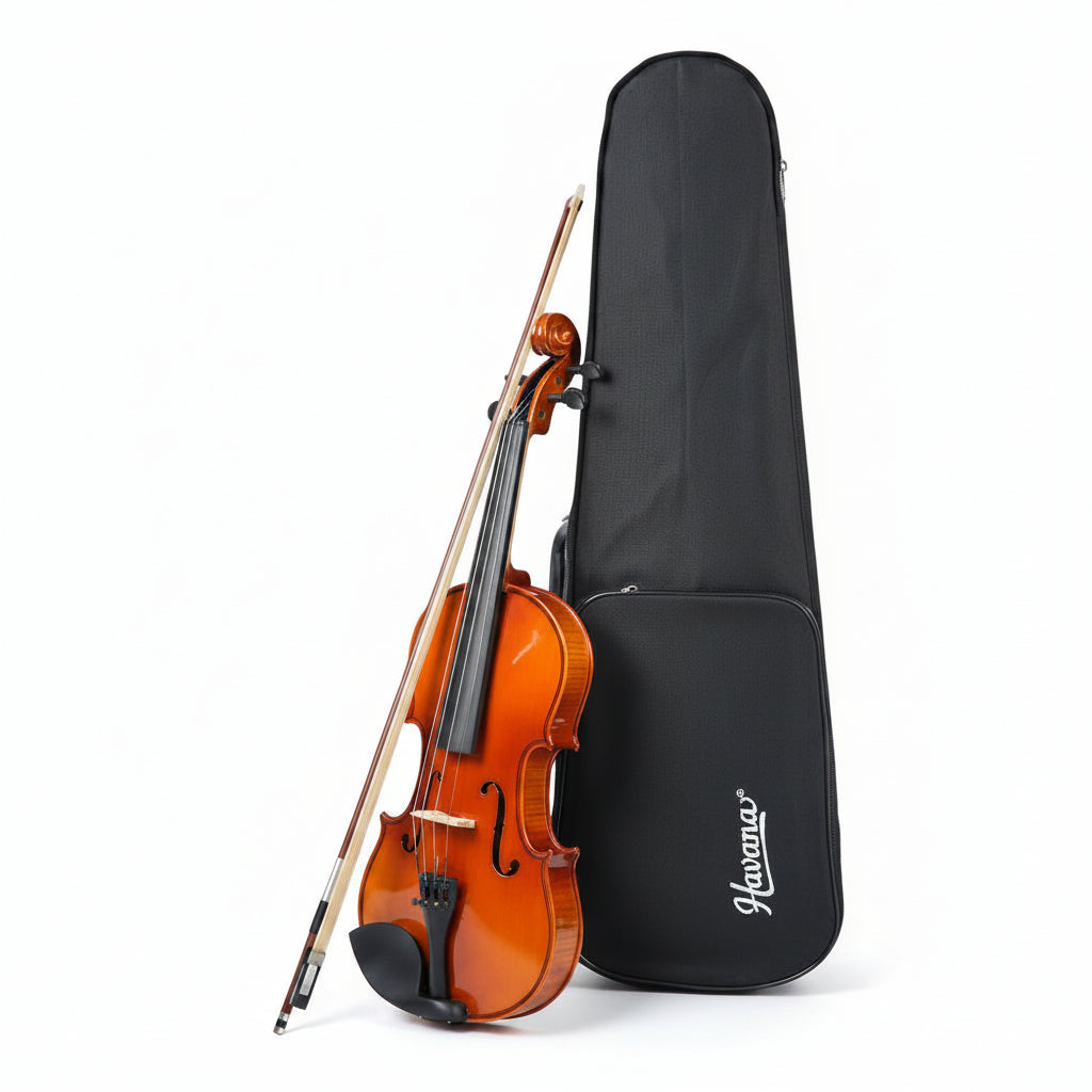 Havana MV1412F 4/4 Full Size Violin with Ebony Pegs-Taal Musicals