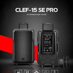 TROLLEY SPEAKER CLARION MM  DC 1523 CLEF 15SE PRO  -TaalMusicals