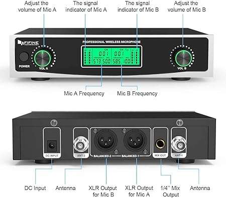 Fifine K040 Wireless Microphone System– Taal Musicals