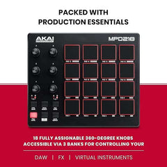 Akai Professional MPD218 (Black) - Taal Musicals