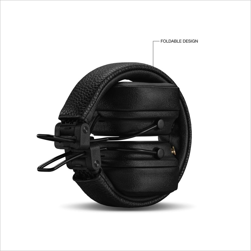 Marshall Major V Wireless On Ear Headphones, Black - Taal Musicals