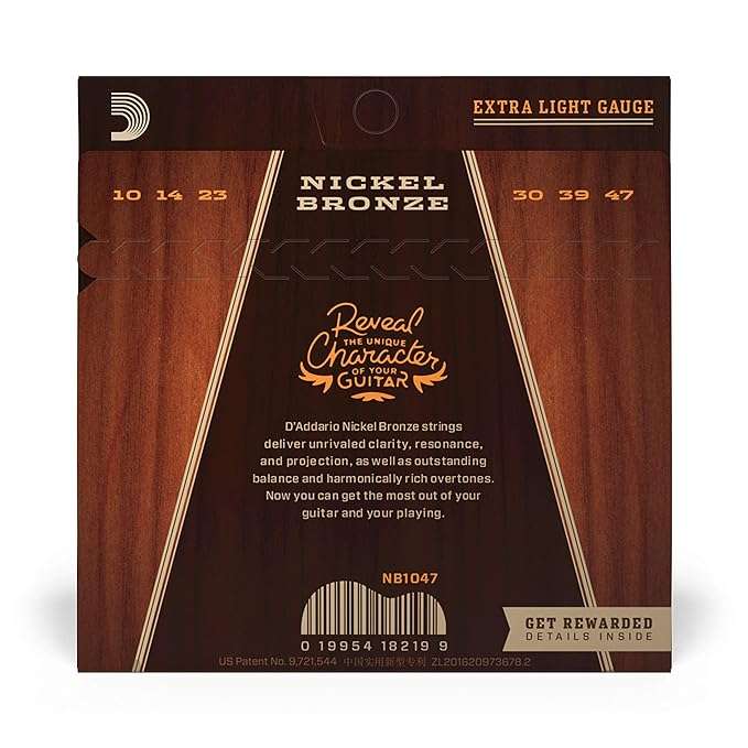 Acoustic Guitar Strings Daddario (10-47) – Taal Musicals