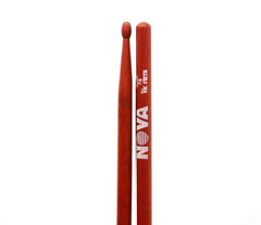 Nova Drum Sticks 7A Red Colour - Taal Musicals