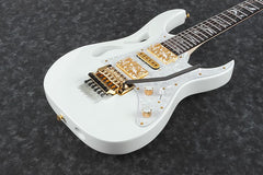 Ibanez PIA3761 Steve Vai Signature Series Guitar (Stallion White) with Case – Premium Electric Guitar