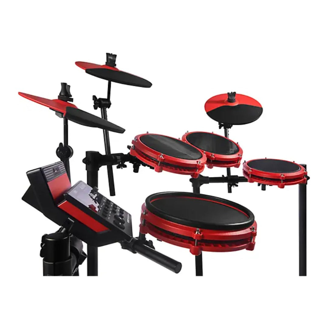 ALESIS NITRO MESH KIT EIGHT PIECE ELECTRONIC DRUMKIT, SPECIAL EDITION RED.